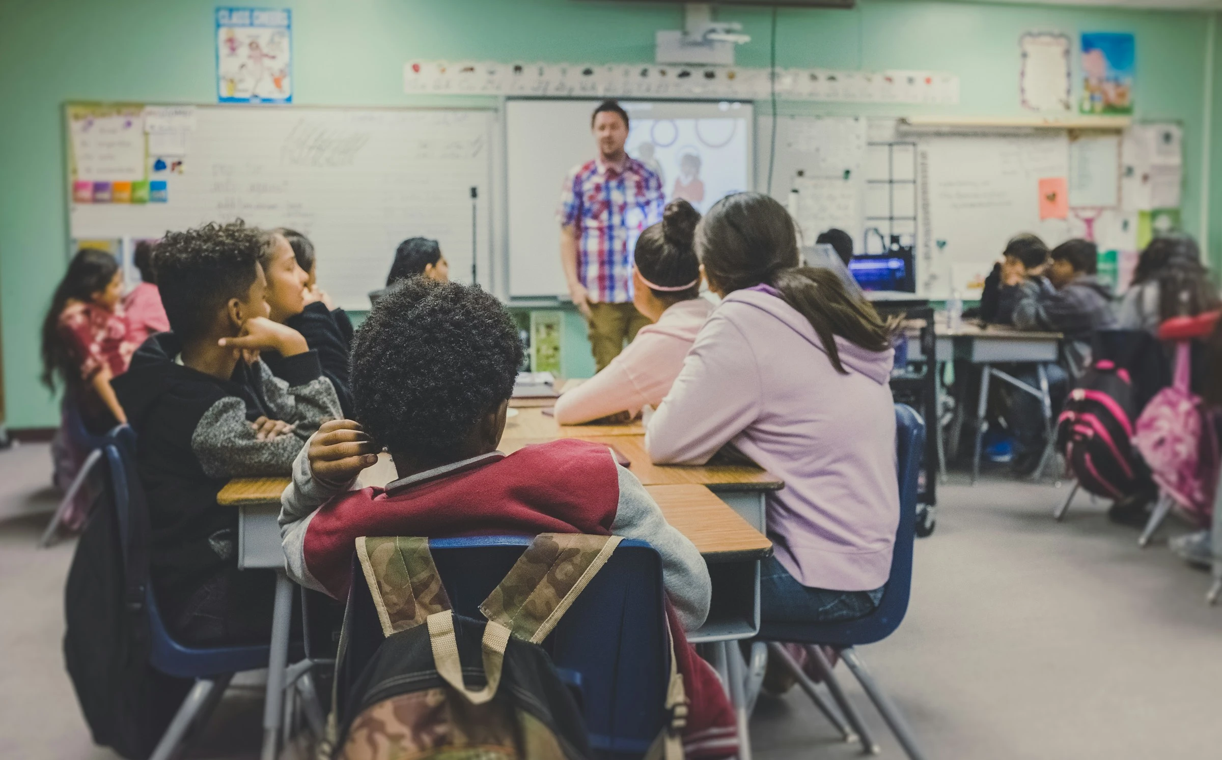 Students learning enthusiastically at Zathco Academy